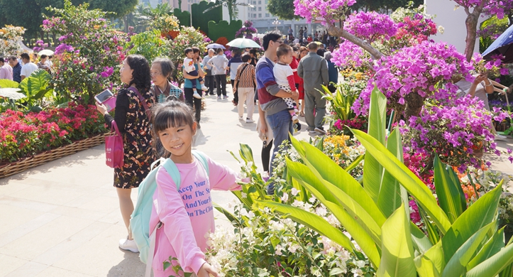 參加寶石節的客商為梧州市容市貌點贊