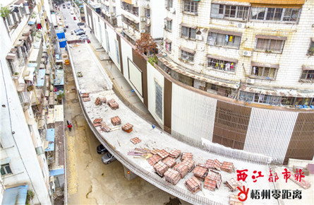 四橋B匝道下方道路暫時(shí)開放 