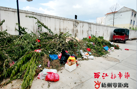 “門前三包”不到位 道路環境待改善